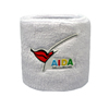 Schweissband Handgelenkband mit 3D Logo Druck Logo AIDA