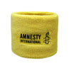 Schweissband Handgelenkband mit 3D Logo Druck Logo AMNESTY INTERNATIONAL